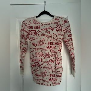 Christmas Maternity Pajama Top